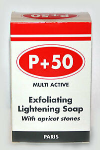 P+50 Lightening exfoliating with apricot Soap 200g