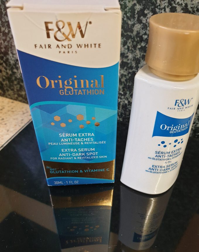 fair and white glutathione serum Anti-Dark Spot - Serum for Face Body GHK-Cu Research Peptide | body brightening Diacetyl Boldine Size:25 days pack